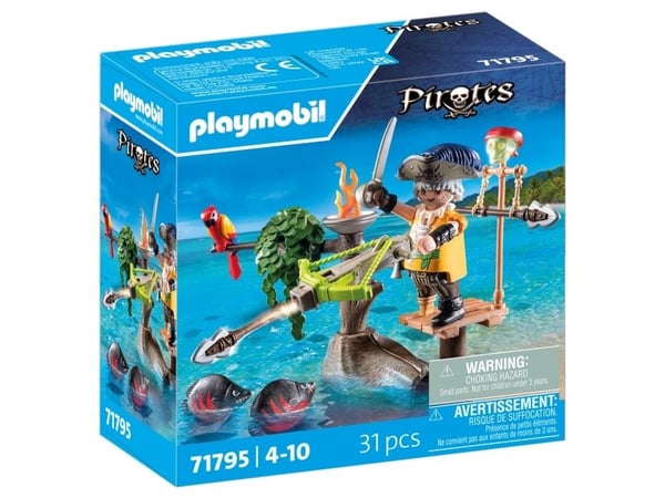 Playmobil Pirates 71795, Sjørøver, 4 år, Flerfarget, Plast