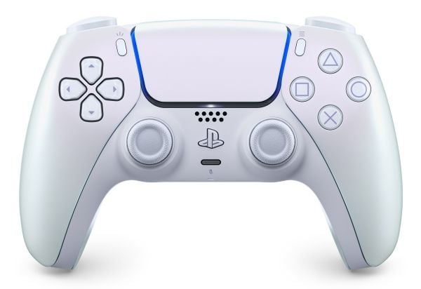 Sony DualSense - Spelkontroll - trådlös - Bluetooth - chroma pärla - för Sony PlayStation 5