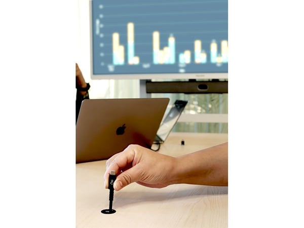 Ochno O-POS-LED-BL-1, USB C, musta, LED, Tila, 41 g, 1 kpl