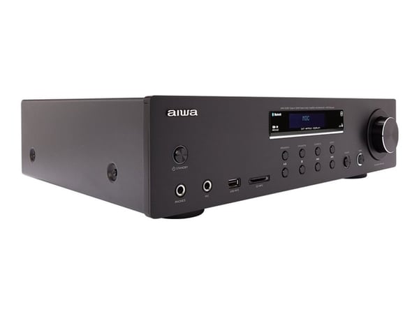 AIWA AMU-120BT - Forsterker - 2 x 60 watt - svart