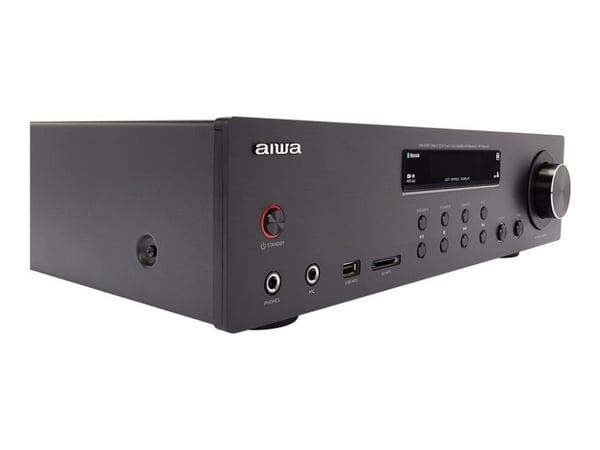 AIWA AMU-120BT - Forsterker - 2 x 60 watt - svart