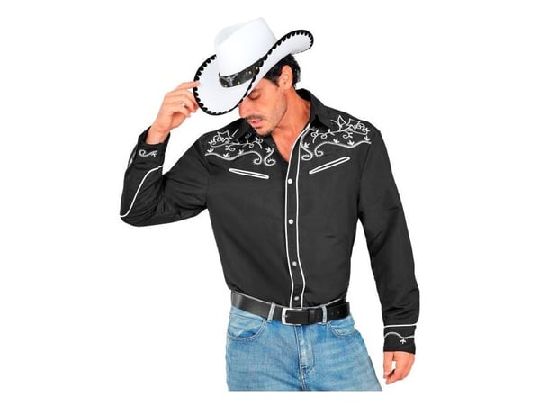 Musta cowboy-paita