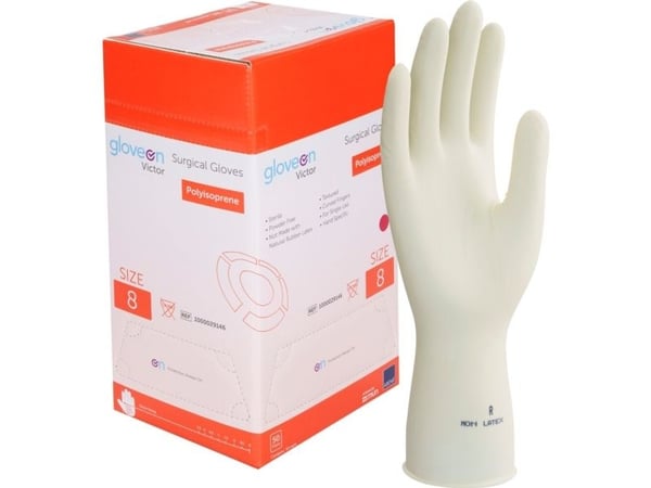 Operationshandske, Gloveon Victor, 8, nature, polyisopren