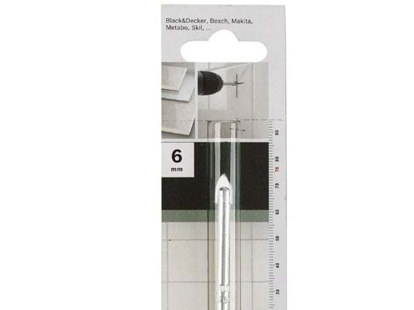 Glas- og flisbor Bosch 2609255464 3 mm, samlet lengde 58 mm, sylinderstift, 1 stk
