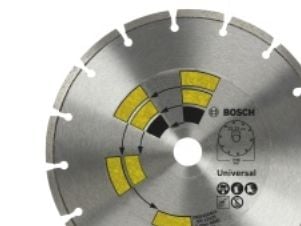 Bosch-tarvikkeet 2609256400 Diamantskæreskive Halkaisija 115 mm 1 stk