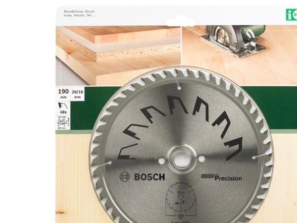 Bosch RUNDKUTTER PRESISJON 190X2X20/16MMT48