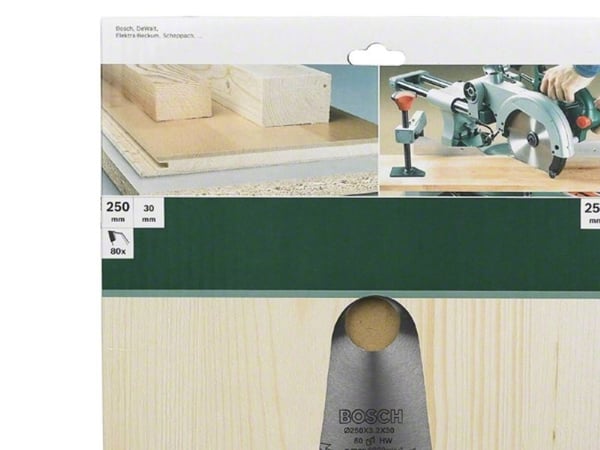 Bosch RUNDSAVKLINGE PRECISION 250X2X30/MM T80