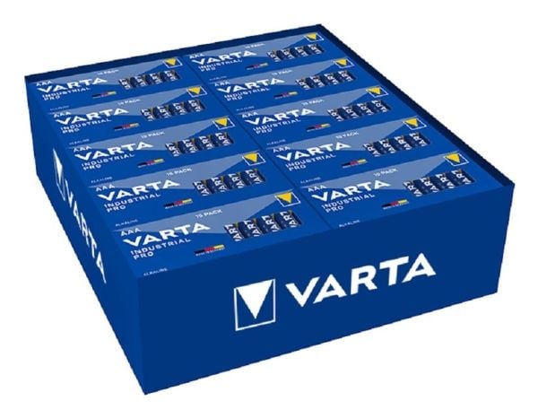 Varta Industrial Pro, Engangsbatteri, AAA, Alkalinsk, 1,5 V, 700 stykker