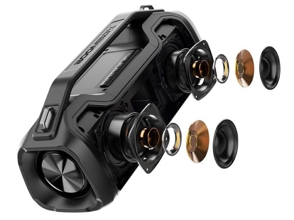 Tracer BigBoy - Høyttaler - for bærbar bruk - Bluetooth - 40 watt - svart