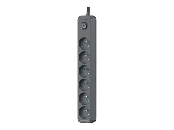 Tracer TRALIS47025, 1,8 m, Sisätila, Grafiitti, 6 AC-pistorasia(a), 3680 W, 16 A