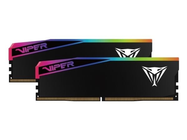 Patriot Viper Elite 5 RGB Ultra Series - DDR5 - sett - 32 GB: 2 x 16 GB - DIMM 288-pin - 6000 MT/s / PC5-48000 - CL28 - 1.4 V - ikke-bufret - on-di...