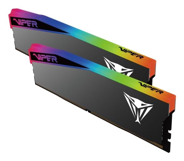 Patriot Viper Elite 5 RGB Ultra Series - DDR5 - sett - 32 GB: 2 x 16 GB - DIMM 288-pin - 6000 MT/s / PC5-48000 - CL28 - 1.4 V - ikke-bufret - on-di...