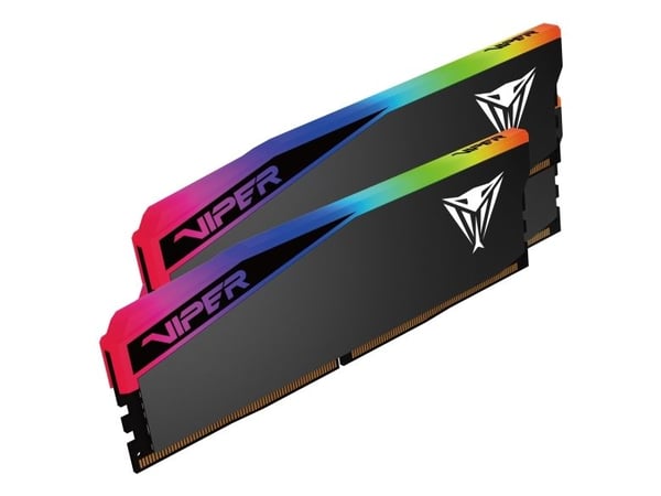 Patriot Viper Elite 5 RGB Ultra Series - DDR5 - sett - 32 GB: 2 x 16 GB - DIMM 288-pin - 6000 MT/s / PC5-48000 - CL28 - 1.4 V - ikke-bufret - on-di...