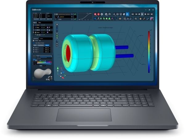 DELL Pro Max 18 Plus MB18250, Intel Core Ultra 7, 45,7 cm (18"), 2560 x 1600 piksler, 32 GB, 1 TB, Windows 11 Pro