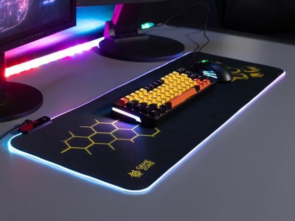 Tracer GameZone Hexy1 - Tastatur og musepute - RGB (80/30/0,4) - stor