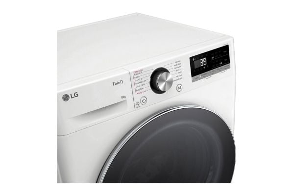 LG Serie R7 F2WR708S3W - Tvättmaskin - Wi-Fi - bredd: 60 cm - djup: 53.5 cm - höjd: 85 cm - frontmatad - 8 kg - 1200 rpm - vit