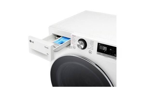 LG Serie R7 F2WR708S3W - Tvättmaskin - Wi-Fi - bredd: 60 cm - djup: 53.5 cm - höjd: 85 cm - frontmatad - 8 kg - 1200 rpm - vit