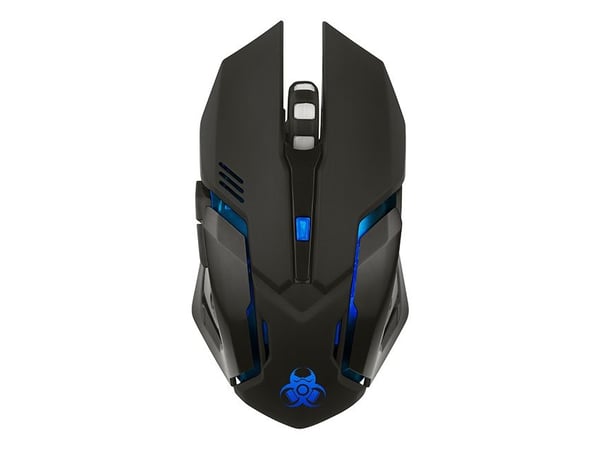 Tracer GameZone Rocky - Mus - rf nano - høyrehendt - optisk - 6 knapper - trådløs - 2.4 GHz - USB trådløs mottaker - hengeboks