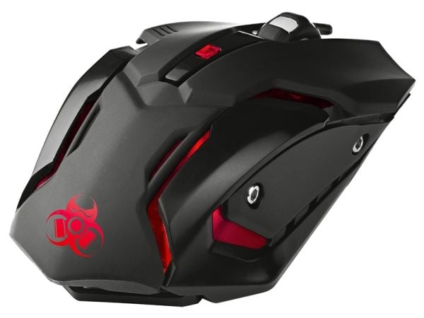 Tracer GameZone Rocky - Mus - rf nano - høyrehendt - optisk - 6 knapper - trådløs - 2.4 GHz - USB trådløs mottaker - hengeboks