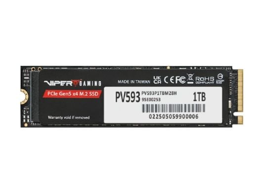 Patriot Viper Gaming PV593 - SSD - 1 TB - intern - M.2 2280 - PCI Express 5.0 x4 (NVMe)