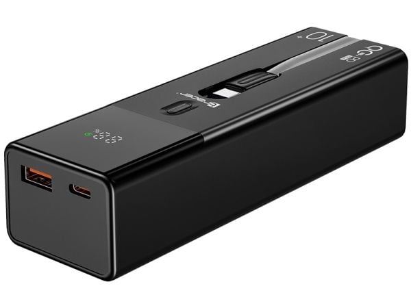 Tracer Quant, 10000 mAh, Lithium-Ion (Li-Ion), Power Delivery, Quick Charge 3.0, 100 W, Svart