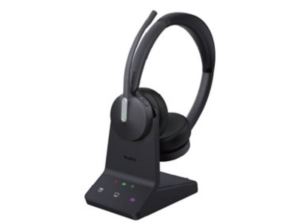 Yealink WH64 Dual, kablet og trådløs, samtaler/musikk, 151 g, Hodesett, Svart