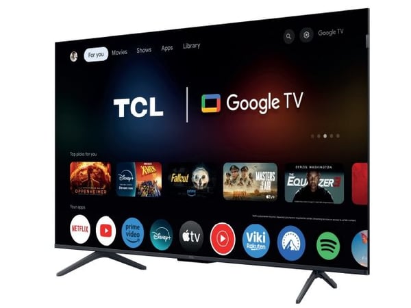 TCL 50C61K - 50" Diagonalklasse LED-bakgrunnsbelyst LCD TV - Smart TV - Google TV - 4K UHD (2160p) 3840 x 2160 - HDR
