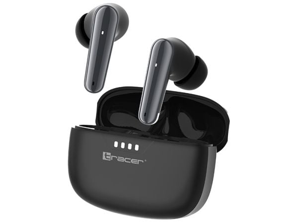 Tracer S2 Quad, True Wireless Stereo (TWS), 20 - 20000 Hz, Samtale/Musikk/Sport/Hverdag, Hodesett, Svart