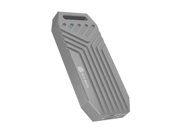 ICY BOX IB-1919M-C42 - Drevkabinett - M.2 - M.2 NVMe Card / PCIe (NVMe) - USB4 - sølv