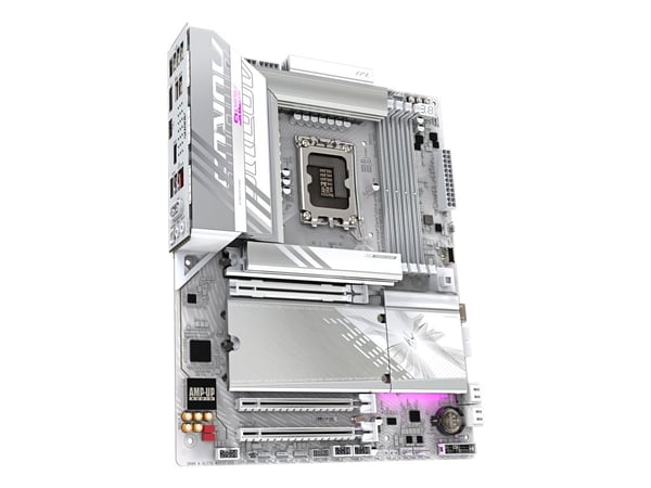 GIGABYTE Z890 AORUS ELITE WIFI7 ICE Motherboard - Supports Intel Core Ultra (Series 2) CPUs, 16+1+2 phases VRM, up to 8800MHz DDR5 (OC), 1xPCIe 5.0...