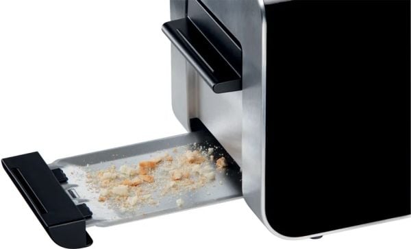 Bosch TAT8613N, 2 skive(r), Svart, Rustfritt stål, Knapper, Nivå, LED, 860 W
