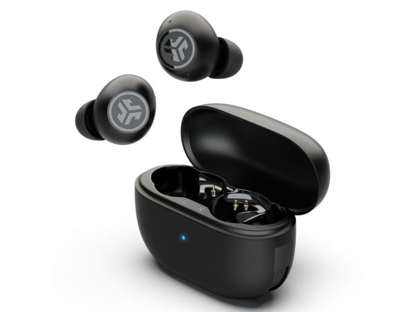 JLab Go Pop ANC, True Wireless Stereo (TWS), 20 - 20000 Hz, Samtaler/musikk, Hodesett, Svart