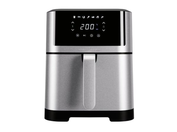 ProfiCook PC-FR 1269 H, Varmluftsfrityr, 8 l, 80 °C, 240 °C, Single/enkelt, Sort, Rustfritt stål