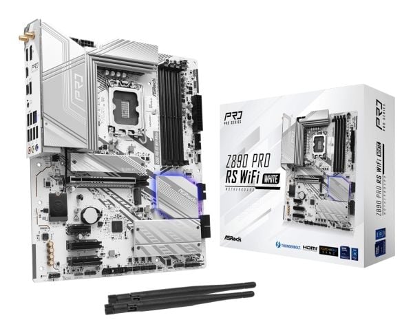 ASROCK Z890 PRO RS WIFI VALKOINEN