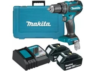 Makita DHP485RFE, Boremaskin med pistolgrep, Nøkkelløs, Blå, 1,3 cm, 1900 RPM, 3,8 cm