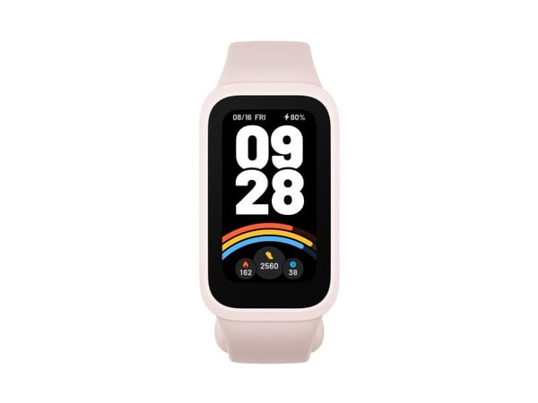 Xiaomi Smart Band 9 Active - Aktivitetssporer med stropp - TPU - håndleddstørrelse: 135-215 mm - display 1.47" - Bluetooth - 16.5 g - rosa