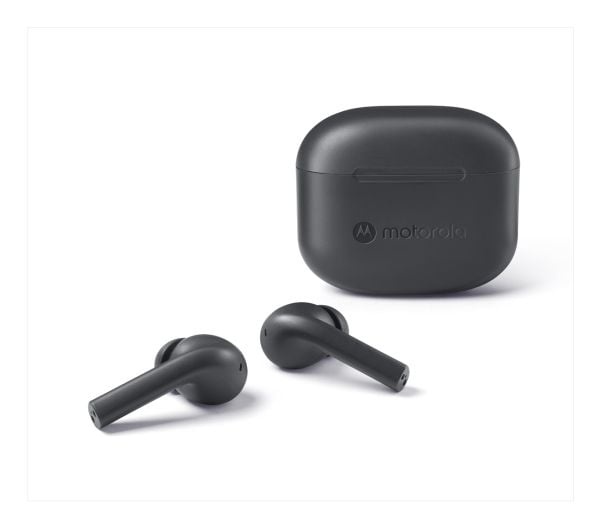 Motorola BUDS 065 - True wireless-hörlurar med mikrofon - inuti örat - Bluetooth - månlös natt
