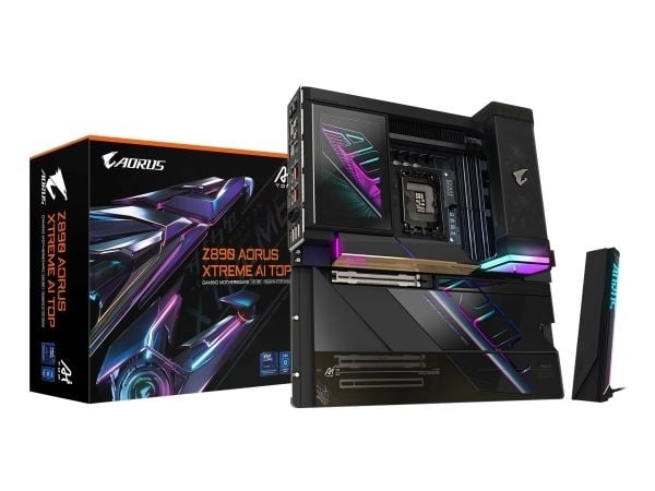 AORUS Z890 A XTREME AI TOP - Hovedkort - utvidet ATX (E-ATX) - LGA1851-sokkel - Z890 Chipset - USB4, USB 3.2 Gen 2, USB 3.2 Gen 1, USB-C 3.2 Gen 2x...