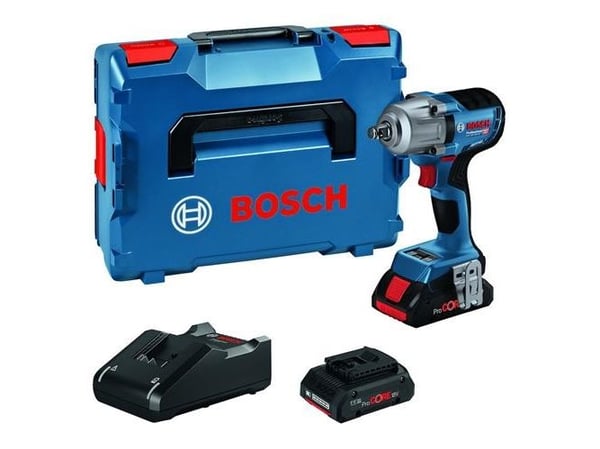 Bosch GDS 18V-450 HC Professional - Støtskiftenøkkel - trådløs - 1/2" firkantdrev - 800 N·m - 2 batterier - 18 V