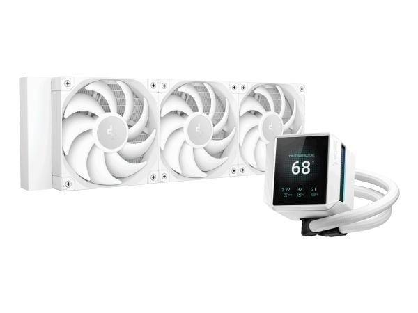 Deepcool MYSTIQUE 360 WH - Væskekjølesystem for prosessor - Radiatorstørrelse: 360 mm - (for: LGA1851, LGA1700, LGA1200, LGA1151, LGA1150, LGA1155,...