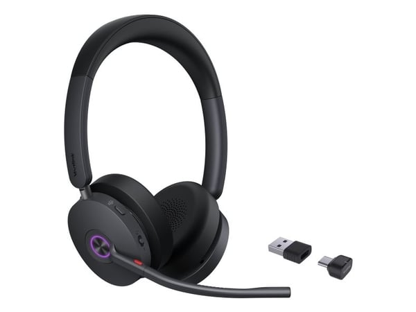 Yealink BH74 UC USB-C/A Headset, Trådlös, Kontor/callcenter, 162 g, Headset, Svart