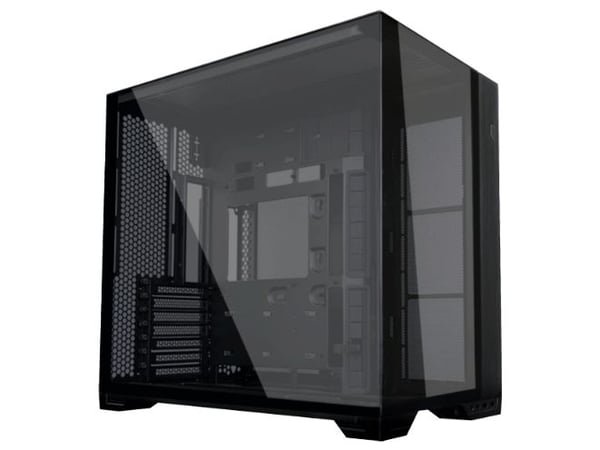 Lian Li O11 Vision - - sidepanel med vindu (herdet glass) - ingen strømforsyning - USB/lyd