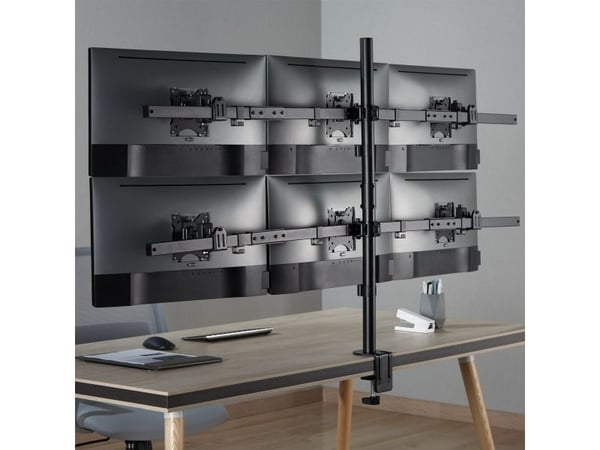InLine 23108I, Klemme/malje, 43,2 cm (17"), 81,3 cm (32"), 100 x 100 mm, Høydejustering, Svart