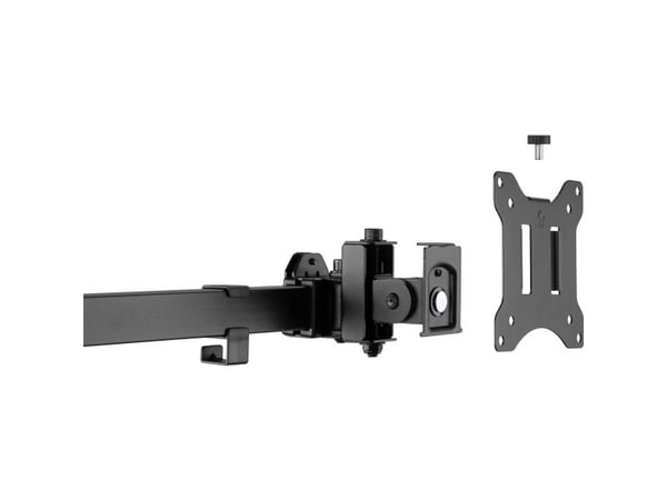 InLine 23108E, Klemme/malje, 43,2 cm (17"), 81,3 cm (32"), 100 x 100 mm, Høydejustering, Svart