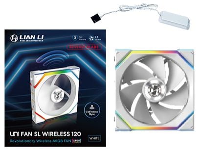 Lian Li UNI FAN SL120 - Kabinettvifte - 120 mm - hvit