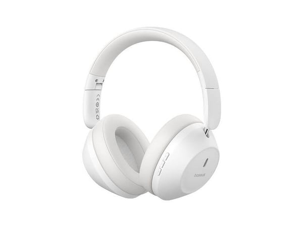 Baseus Bass 30 Max, Ledning & Trådløs, Samtaler/musikk, 20 - 20000 Hz, 245,5 g, Hodesett, Hvit