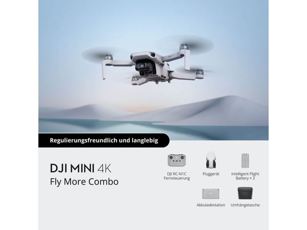 DJI Mini 4K Fly More Combo - Drone