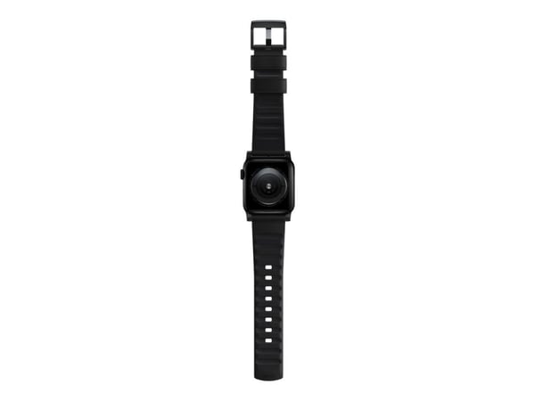 Nomad Active Band Pro, Yhtye, Älykello, musta, Apple, Ultra / 46mm, Nahka, Ruostumaton teräs