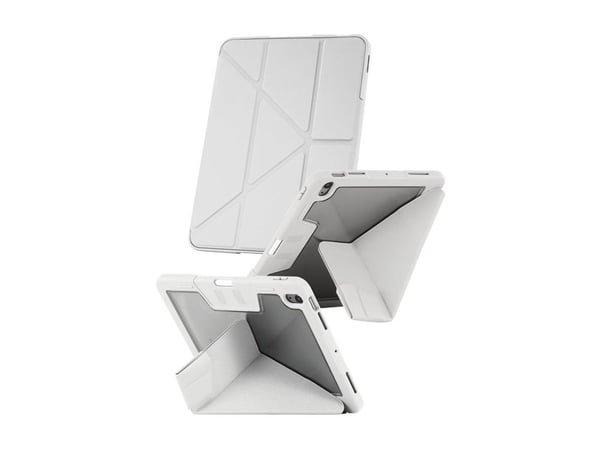 CARE by PanzerGlass - Lommebok for nettbrett - termoplast-polyuretan (TPU) - lysegrå - for Apple 11-inch iPad Air (M2, M3)