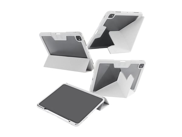 CARE by PanzerGlass - Lommebok for nettbrett - termoplast-polyuretan (TPU), polykarbonat, kunstlær - grå - for Apple 13-inch iPad Air; 13-inch iPad...
